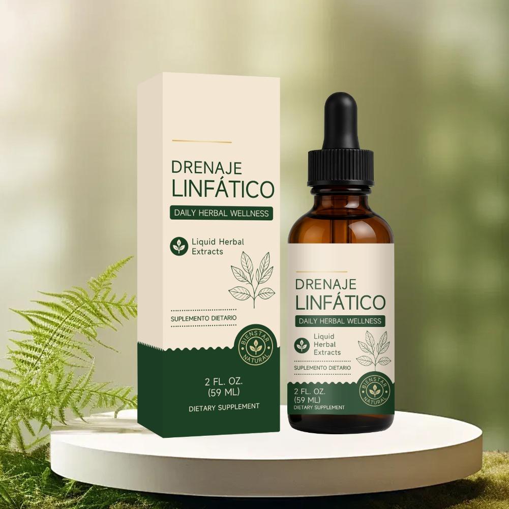 Herbal Supplement - Gocce per Drenaggio Linfatico 59ml, Integratore
