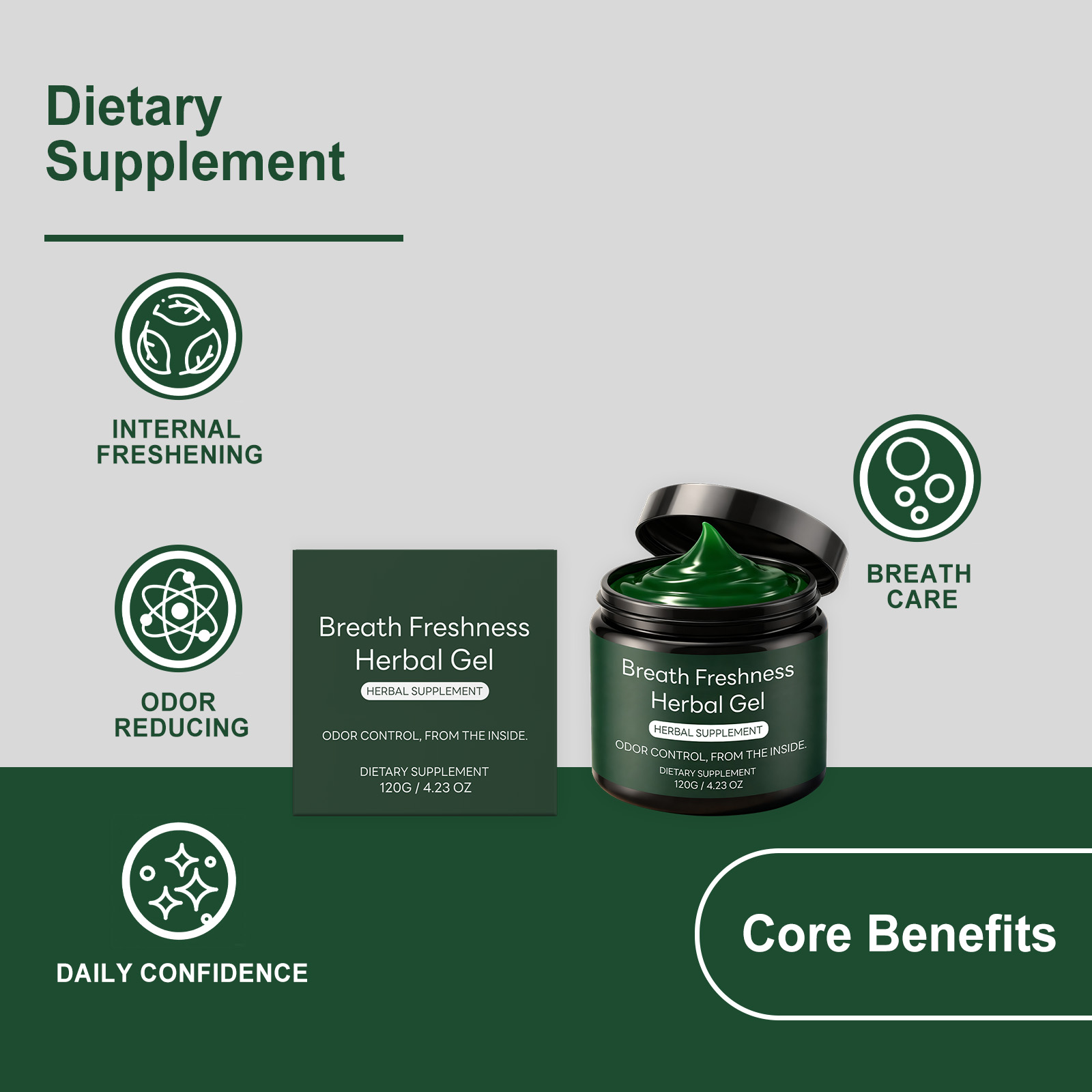 Gel alle erbe per la freschezz - Herbal Supplement recensione e prezzo