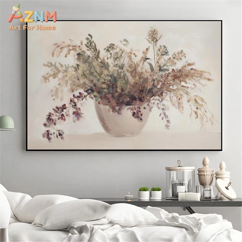AZNM Stampa su tela con fiori  - Dried Herbs recensione e prezzo